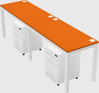 Rectangular desk