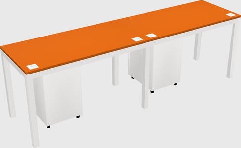 Rectangular desk