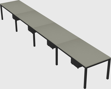 Rectangular desk