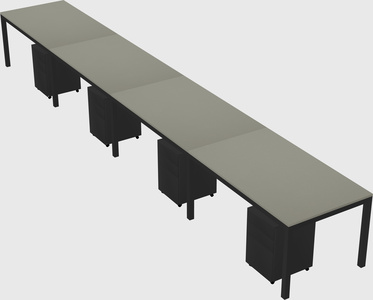 Rectangular desk