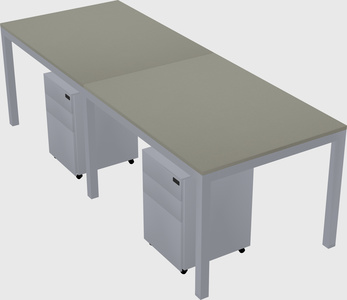 Rectangular desk
