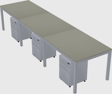 Rectangular desk