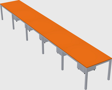 Rectangular desk