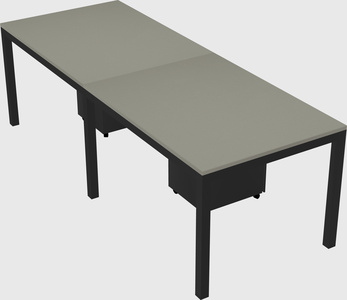 Rectangular desk