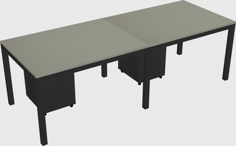 Rectangular desk