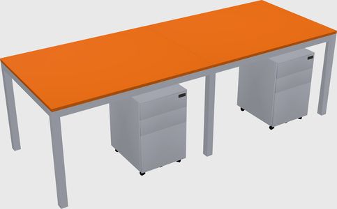Rectangular desk