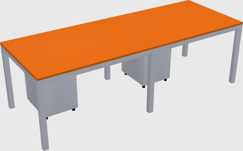 Rectangular desk