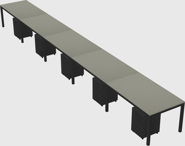 Rectangular desk