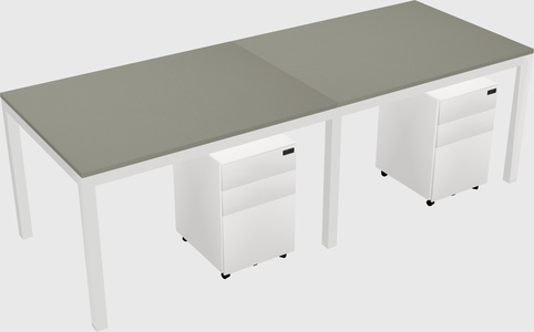 Rectangular desk