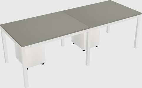 Rectangular desk