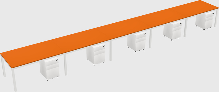 Rectangular desk