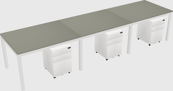 Rectangular desk