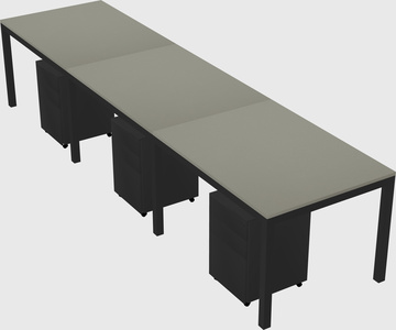 Rectangular desk