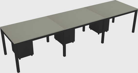 Rectangular desk