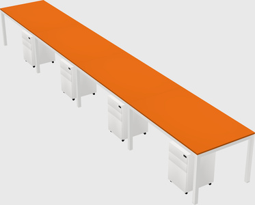 Rectangular desk