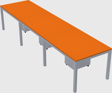 Rectangular desk