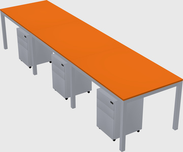 Rectangular desk