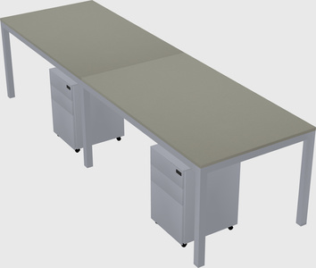 Rectangular desk