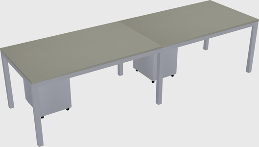Rectangular desk