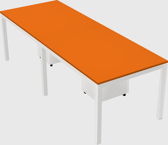 Rectangular desk