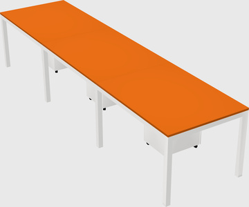 Rectangular desk