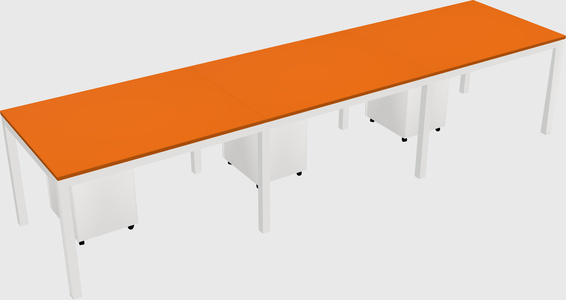 Rectangular desk