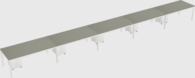Rectangular desk