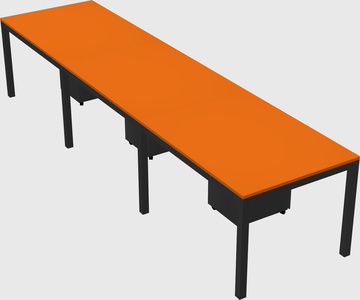 Rectangular desk