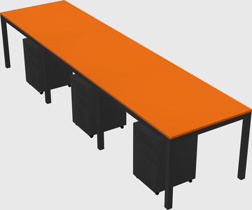 Rectangular desk