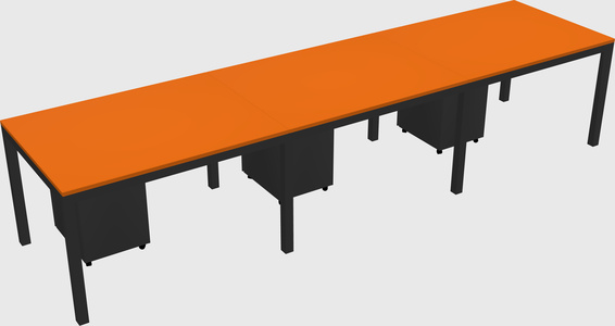 Rectangular desk