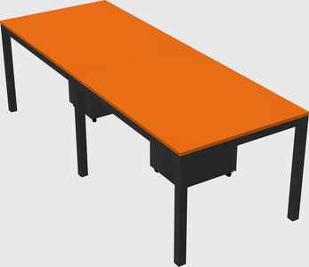 Rectangular desk