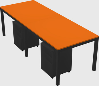 Rectangular desk
