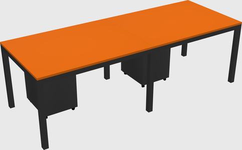 Rectangular desk