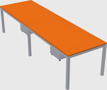 Rectangular desk