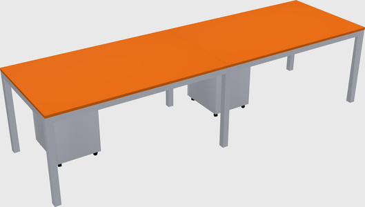 Rectangular desk