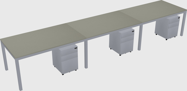Rectangular desk