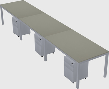 Rectangular desk