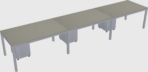 Rectangular desk