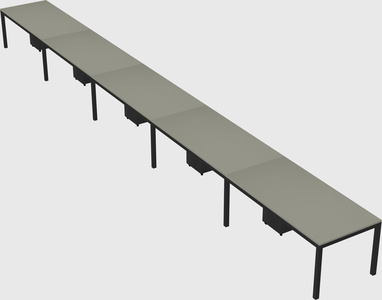 Rectangular desk