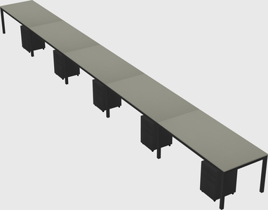 Rectangular desk