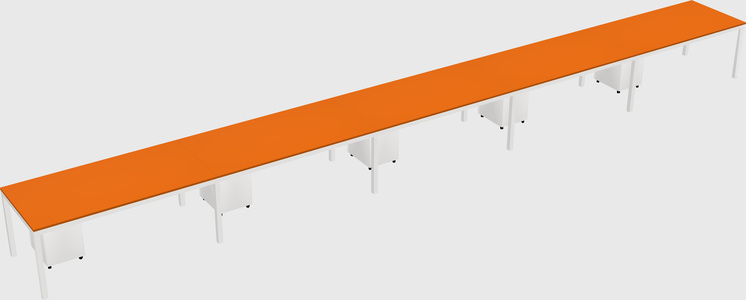 Rectangular desk