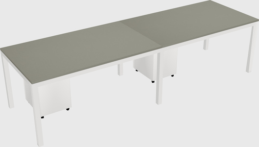 Rectangular desk