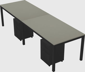 Rectangular desk