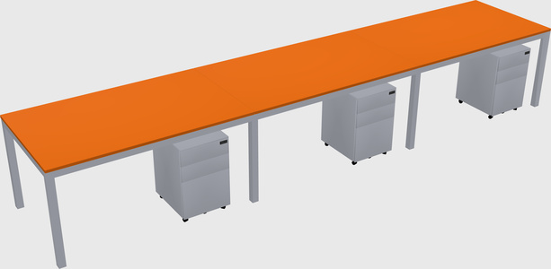Rectangular desk