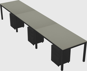 Rectangular desk