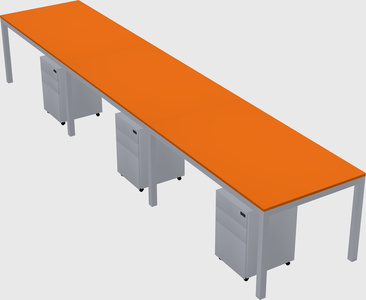 Rectangular desk