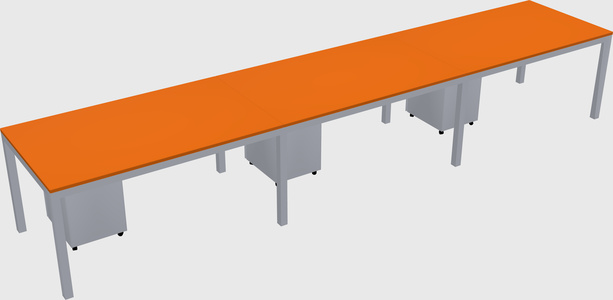 Rectangular desk