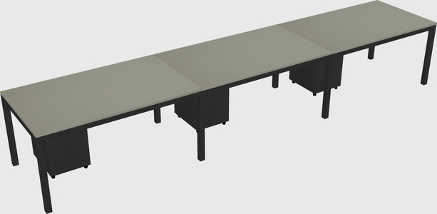 Rectangular desk