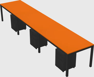 Rectangular desk
