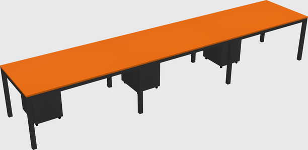 Rectangular desk
